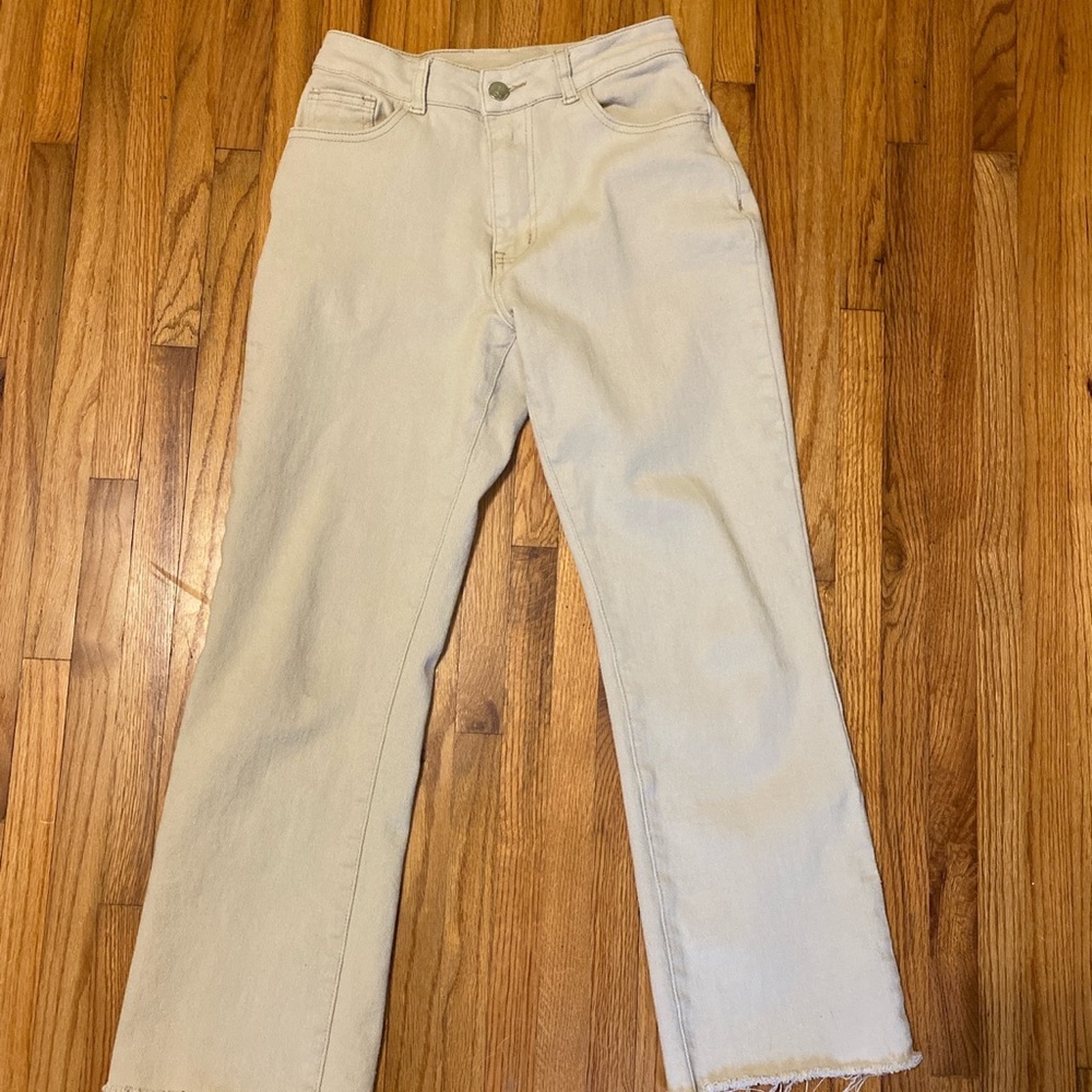 High Waisted Boyfriend Jeans